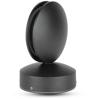 Lampada da muro Led 7W Wall Light IP65 colore nero V-TAC VT-707 3000K