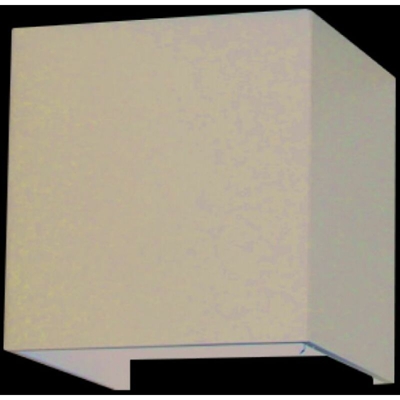 Lampada da muro doppio Led COB 6W IP65 quadrata colore nero VT-759 4000K - V-tac