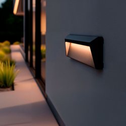 Segnapasso LED da Superficie Chester IP65 1.5W Grigio Bianco Caldo 3000K - LEDKIA precio