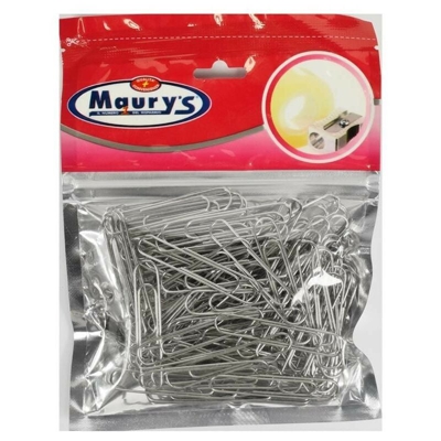 ATTACHES GRANDI GRAFFETTE METALLIZZATE 100 PZ - Maury's