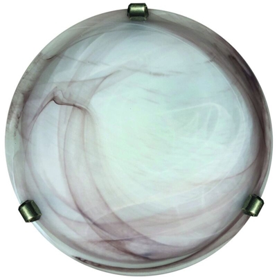 E-energy - DUNA LAMPADA PLAFONIERA DA SOFFITTO E27 1 LUCE 30CM TABACCO
