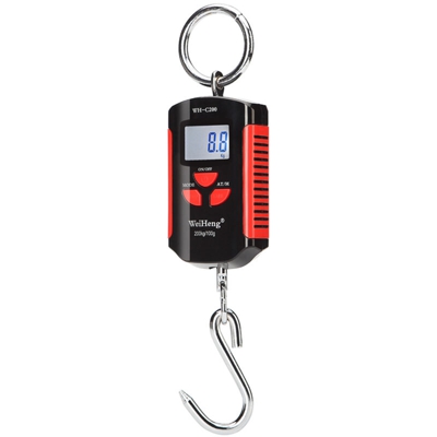 Scala postale elettronica gancio bagagli, 200 kg / 440 lb, riquadro rosso (non e possibile inviare Baleares) - ASUPERMALL