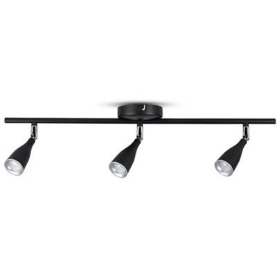 Lampada da muro Led 13.5W (3x4.5W) Wall Light colore nero VT-813 3000K - V-tac