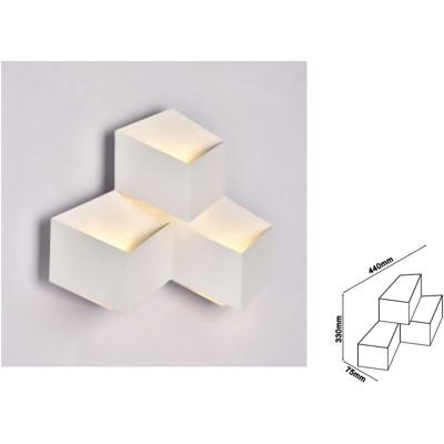 Lampada da muro Led 9W Wall Light IP20 colore bianco VT-709 4000K - V-tac