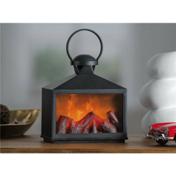 Lanterna Led Decorativa Caminetto Elettrico Finto 18 X 9 X 20H Cm - STAR en oferta