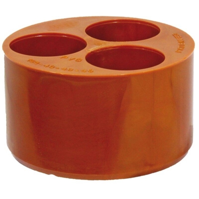 Tappo ridotto tampone super 100 3 uscite 40 mm 10x40x40x40 tubo scarico acqua - SIP