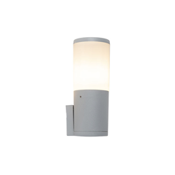Applique amelia - Moderno - Plastico - Grigio - Tondo E27 Max. 1 x 6 Watt - Qazqa precio