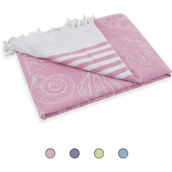 Telo Mare Pareo 100X200 Cm Con Frange In Cotone Colori Assortiti - GALILEO características