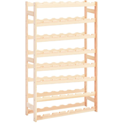 Portavini da 56 Bottiglie in Legno di Pino - VIDAXL precio