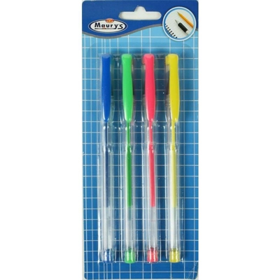 PENNE GEL COLOR FLUO 4PZ - Maury's