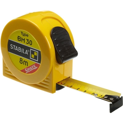 Metro flessibile flessometro 8 metri stabila bm30 rullina metrica 8mt nastro 25