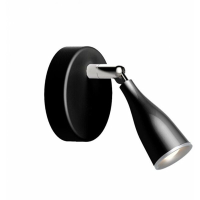 Lampada da muro Led 4.5W Wall Light colore nero VT-805 4000K - V-tac
