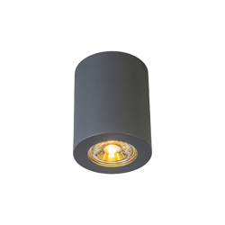 Faretto tuba - Design - Acciaio - Grigio - Cilindro Max. 1 x Watt - Qazqa características