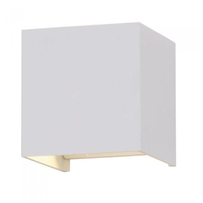 Lampada da muro doppio Led COB 6W IP65 quadrata colore bianco VT-759 3000K - V-tac