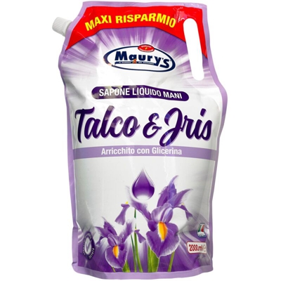 Maury'S Sapone Liquido Ricarica Talco E Iris 2 Lt