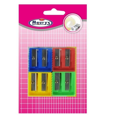 TEMPERINO IN PLASTICA COLORATO DOPPIA PUNTA 4PZ - Maury's