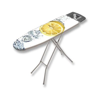 ASSE DA STIRO ACCIAIO VAPOR MEDIUM CHIC CON PORTA FERRO 122X38CM - Maury's