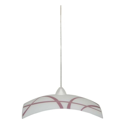 E-energy - CLIO LAMPADA SOSPENSIONE DA SOFFITTO E27 1 LUCE 40X40 VIOLA