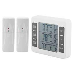 Wireless Termometro digitale cooler copertura acustico termometro allarme al sensore esterno del termometro di temperatura del congelatore di precio