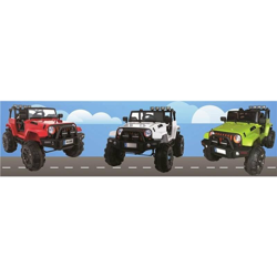Creare Italia - JEEP FUORISTRADA MACCHINA CAVALCABILE CON RADIOCOMANDO 12V COLORI ASSORTITI en oferta