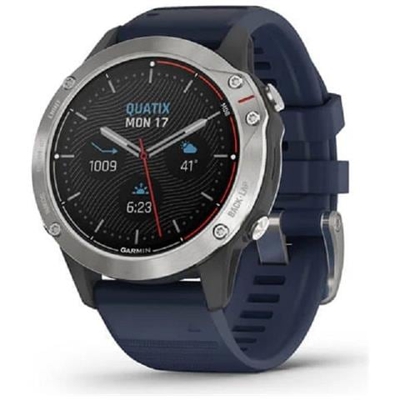 Quatix 6 Gray Garmin Cinturino Silicone Smartwatch Gps 010-02158-91