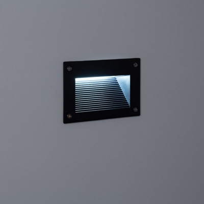 Segnapasso LED Mystic Nero 3W Bianco Freddo 6000K - LEDKIA