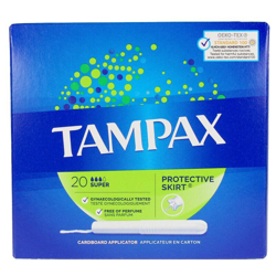 Tampax Blue Box Assorbenti Interni Super Flusso Abbondante 20Pz en oferta
