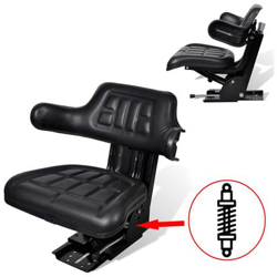 Sedile per Trattore con Sospensione Colore Nero características