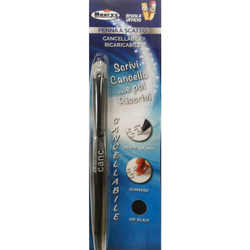 PENNA A SCATTO CANCELLABILE NERA - Maury's precio