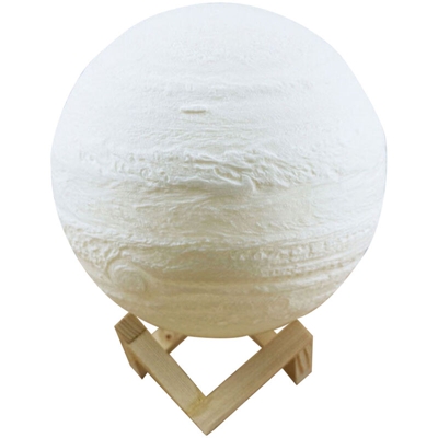 8Cm / 3.15In Moon Night Light Stampe 3D Moon Globe Lampada 2 colori Bianco caldo e freddo Glowing Moon Lampada 3D con luminosita Touch Control