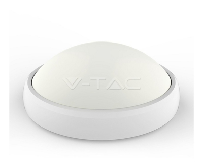 plafoniera led 12 watt 120° 220-240 volt A CE IP54 bianco bianco caldo esterno no ovale tec 624060 - V-TAC