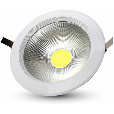 Faretto LED da Incasso Rotondo LED COB 20W A++ Colore Bianco 120LM/W 6000K - V-tac