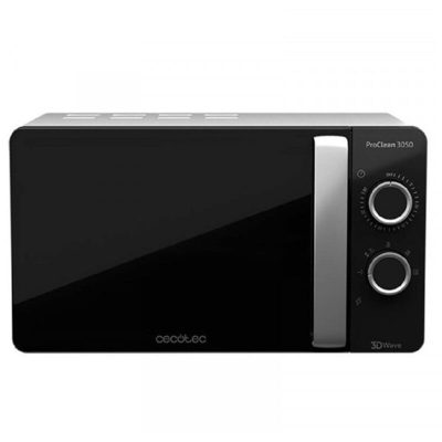 Microonde ProClean 3050 20 L 700W Argentato Nero - Cecotec