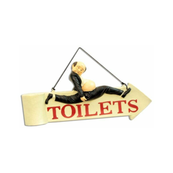 No Brand - FORMELLA RESINA 'TOILETS' 60X28 C107618 características