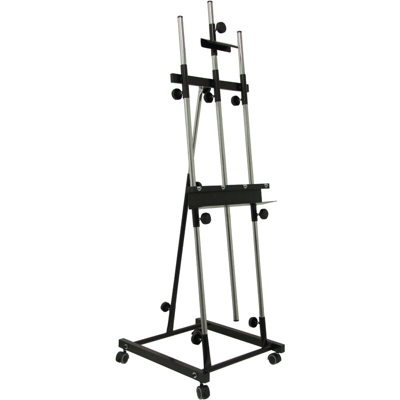 Cavalletto per dipingere in nero e cromo Goya - PIQUERAS Y CRESPO