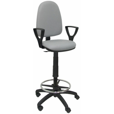 Piqueras Y Crespo - Sgabello ayna bali grigio chiaro a braccia fisse