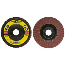 Disco abrasivo a lamelle 115 x 22 mm grana 100 10 pezzi - Stark precio