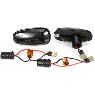 Carall - LEDLUX LN3139 Kit Freccia Laterale a Led Side Marker Dinamica Lente Fume Opel Zafira A Astra G Resistenza Inclusa