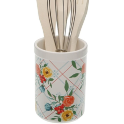 Contenitore per Utensili da Cucina FIORI VIVA Ceramică - BIGBUY COOKING precio