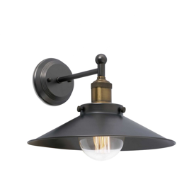 Applique MARLIN E27 25W NERO + ORO FARO - FARO BARCELONA características