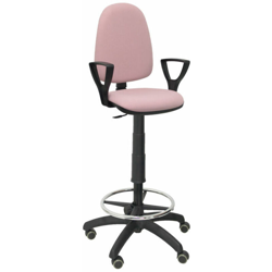 Piqueras Y Crespo - Sgabello ayna bali sgabello rosa pallido bracci fissi ruote per parquet características