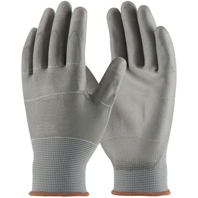 Guanti Spalmati in poliuretano PU da lavoro Grigi hq giardinaggio meccanica moto auto (PROMO 12 PACK)-taglia XL STI