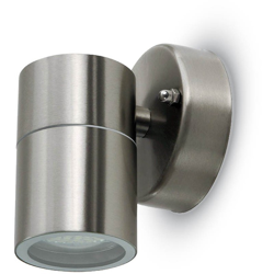 Portafaretto LED V-TAC da Muro Rotondo GU10 (Max 35W) Colore Metallico IP44 en oferta