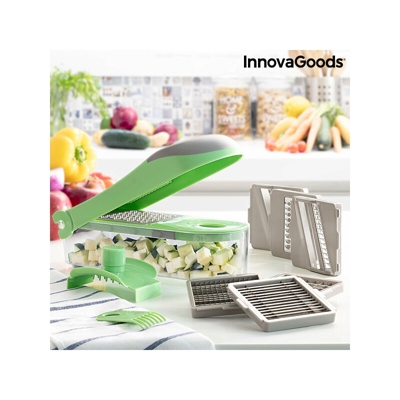 Tagliaverdure, Grattugia e Mandolina con Ricette e Accessori 7 in 1 Choppie Expert InnovaGoods