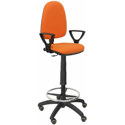 Piqueras Y Crespo - Ayna bali arancione sgabello arancione sgabello ayna bracci fissi ruote per parquet