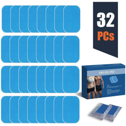 Tampone in gel EMS, foglio in gel sostitutivo per treno in abs, foglio in gel sostitutivo per blister EMS, 32 fogli in gel - Langray precio