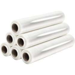 Rotoli di Pellicola per Pallet 6 pz Trasparente 17 µm 840 m - VIDAXL en oferta