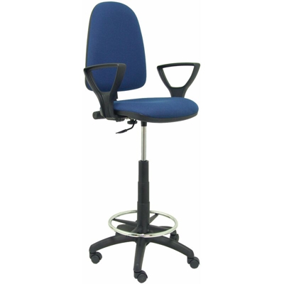 Piqueras Y Crespo - Sgabello ayna bali blu navy con braccioli fissi