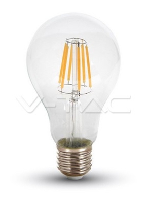 lampadina filo led a67 10 watt 220-240 volt 300° E27 bianco freddo trasparente tec 606219 - V-TAC