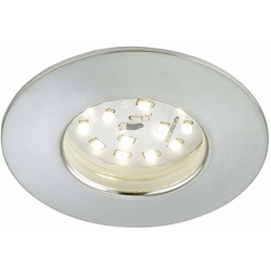 FARETTO INCASSO LED 1X5W 400LM FISSO IP44 ALLUMINIO - Briloner en oferta